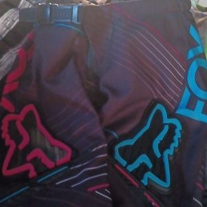 Girls Fox riding pants with padding